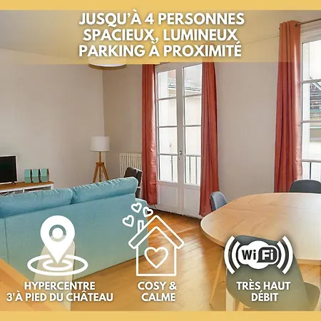 Elegant 60M2 Lumineux En Hypercentre De Blois Apartment Exterior photo